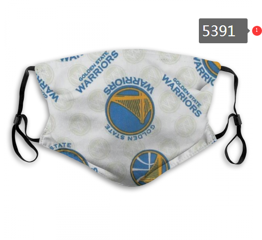 2020 NBA Golden State Warriors #2 Dust mask with filter->nba dust mask->Sports Accessory